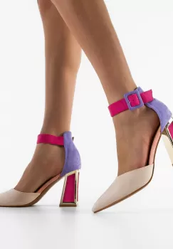 Pantofi dama Watso Bej imagine