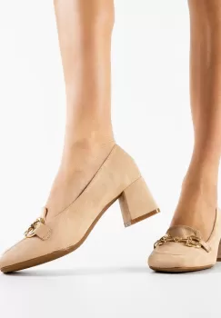 Pantofi dama Wylam Bej imagine