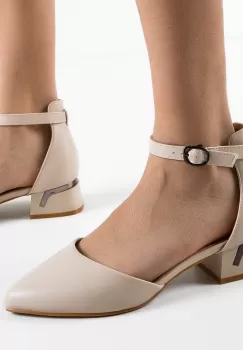 Pantofi dama Zahra Bej imagine