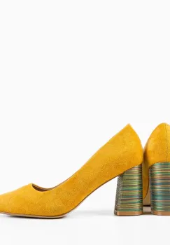Pantofi Ferne Galbeni 2 imagine