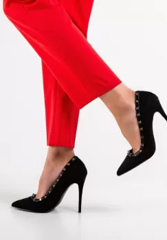 Pantofi Luvea Negri 2 imagine