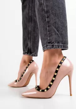 Pantofi Luvea Nude imagine