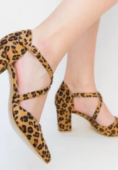 Pantofi Piser Leopard imagine