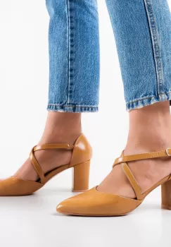 Pantofi Rahma Camel imagine