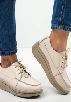 Pantofi Sport Atanom Bej imagine