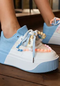 Pantofi sport dama Fabia Albastri imagine