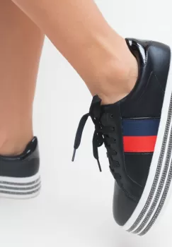 Pantofi Sport Fold Negri imagine