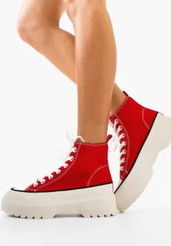 Pantofi sport Lauren Rosii imagine