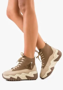 Pantofi Sport Maliha Khaki imagine