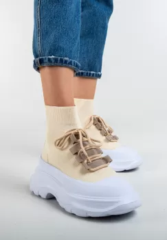 Pantofi Sport Solare Bej imagine