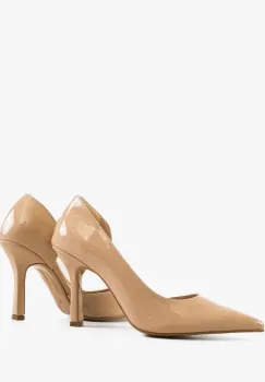 Pantofi stiletto dama Krol Bej 2 imagine
