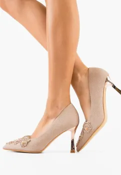 Pantofi stiletto dama Laurie Aurii imagine