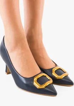 Pantofi stiletto dama Lynda Bleumarin imagine