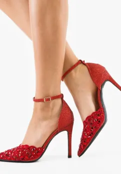 Pantofi stiletto dama Tabylys Rosii imagine
