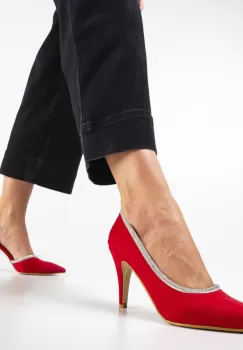 Pantofi Wiham Rosii imagine