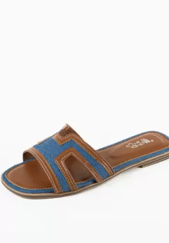 Papuci dama Alani Albastri imagine