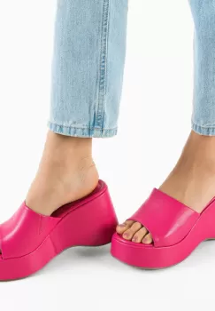 Papuci dama Azura Fuchsia imagine