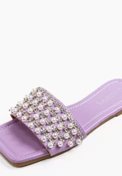 Papuci dama Bellona Mov imagine