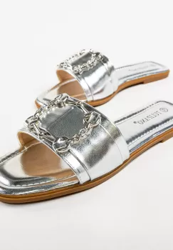 Papuci dama Benedikt Argintii imagine