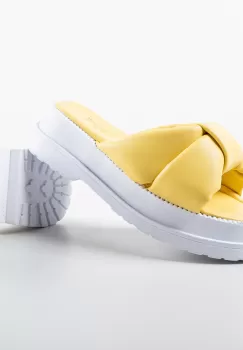 Papuci dama Bonafa Galbeni imagine