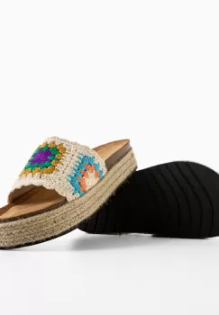 Papuci dama Chinon Galbeni imagine