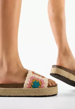 Papuci dama Chinon Portocalii imagine