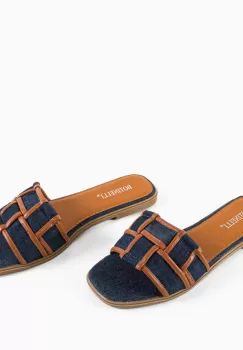 Papuci dama Dalma Albastri imagine