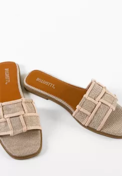 Papuci dama Dalma Bej imagine