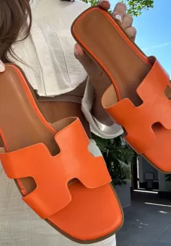 Papuci dama Doku Portocalii imagine