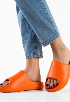 Papuci dama Elise Portocalii imagine