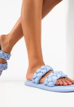 Papuci dama Eulalia Albastri imagine