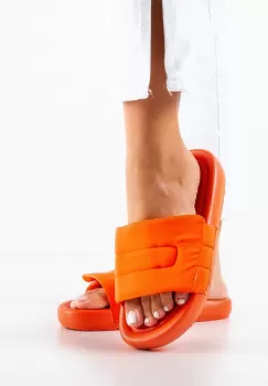 Papuci dama Gleo Portocalii imagine