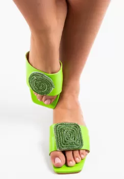 Papuci dama Gulgyun Verzi imagine