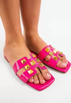 Papuci dama Hank Fuchsia imagine