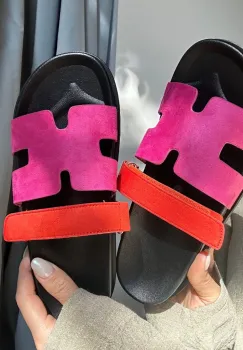 Papuci dama Joyce Fuchsia imagine