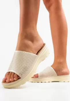 Papuci dama Kankan Bej imagine