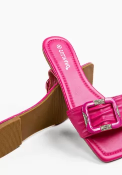 Papuci dama Mikkel Fuchsia imagine