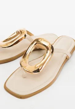 Papuci dama Myre Albi imagine