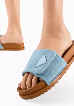 Papuci dama Norbet Albastri imagine