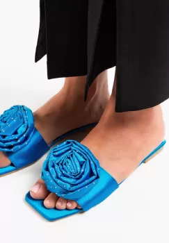 Papuci dama Nulefer Albastri imagine