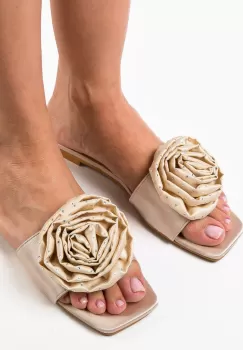 Papuci dama Nulefer Bej imagine