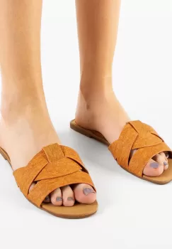 Papuci dama Olova Portocalii imagine