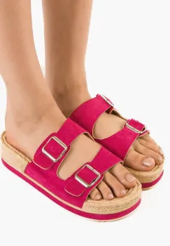 Papuci dama Roshun Fuchsia imagine