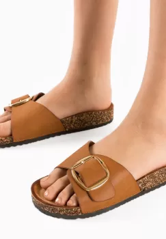 Papuci dama Terry Camel imagine