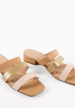 Papuci dama Thalassa Bej imagine