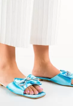 Papuci dama Tixe Albastre imagine