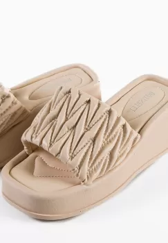 Papuci dama Torne Bej imagine