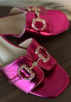 Papuci dama Toyin Fuchsia imagine