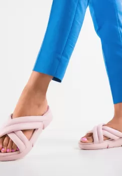 Papuci dama Viviene Roz imagine