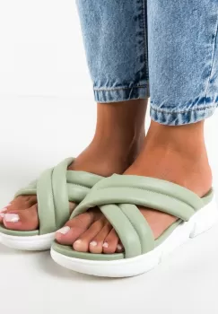 Papuci dama Viviene Turcoaz imagine